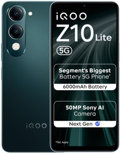 IQOO Z10 Lite 5G (Cyber Green, 64 GB)