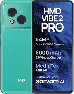 HMD Vibe2 Pro 5G (Aqua Green, 128 GB)