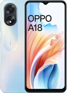 OPPO A18 (Glowing Blue, 128 GB)