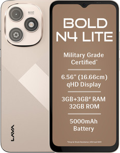 LAVA Bold N4 Lite (Empire Gold, 32 GB)