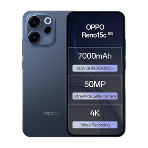 OPPO Reno15c 5G (Twilight Blue, 256 GB)