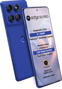 MOTOROLA Edge 60 Pro (Pantone Dazzling Blue, 256 GB)
