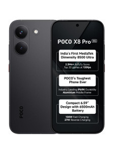 POCO X8 Pro 5G (Black, 256 GB, 8 GB RAM) - Image 1