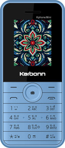 KARBONN Kphone Mini DS Keypad Mobile|1000 mAh Battery|0.3MP Camera|Expandable Upto 32 GB