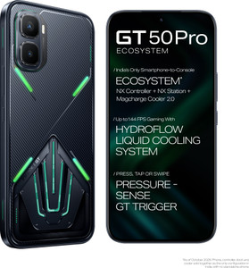 Infinix GT 50 Pro 5G (Black Abyss, 256 GB, 12 GB RAM) - Image 1