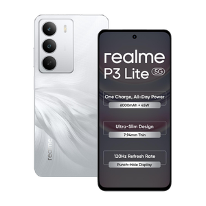 realme P3 Lite 5G Charger in the Box (Lily White, 128 GB)
