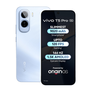 vivo T5 Pro 5G (Glacier Blue, 128 GB)