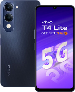 vivo T4 Lite 5G Charger in the Box (Prism Blue, 128 GB)