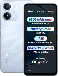 vivo T5 Lite 44W 5G (Wave Blue, 256 GB)