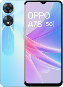 OPPO A78 5G (Glowing Blue, 128 GB)
