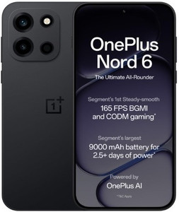 OnePlus Nord 6 (Pitch Black, 256 GB)