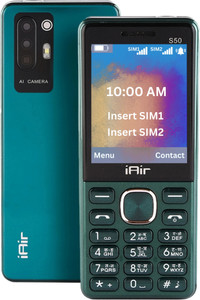 IAIR S50 Dual Sim Keypad Phone | 2800 mAH Battery & Big 2.4 Inch Display
