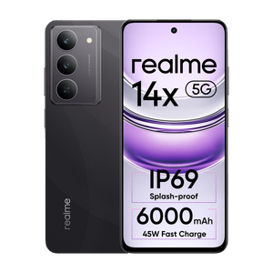 realme 14x 5G (Crystal Black, 128 GB)