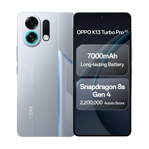 OPPO K13 Turbo Pro 5G 256GB Silver Knight - Image 6