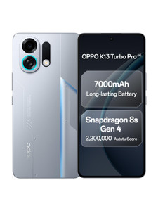 OPPO K13 Turbo Pro 5G 256GB 12GB RAM Silver - Image 1