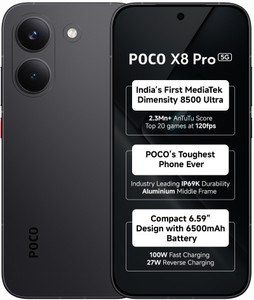 POCO X8 Pro (Black, 256 GB)