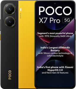POCO X7 Pro 5G (Yellow, 256 GB)