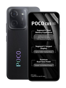 POCO C85 5G (Power Black, 128 GB)