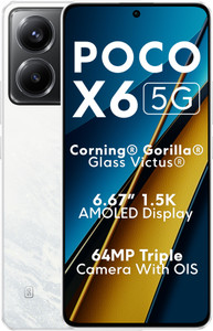 POCO X6 5G (Snowstorm White, 256 GB) 8 GB RAM
