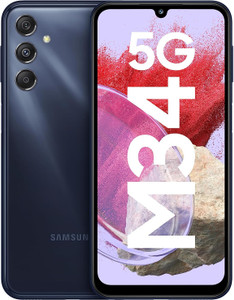 Samsung Galaxy M34 5G without charger (Midnight Blue, 128 GB)