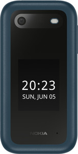 Nokia 2660 Flip 4G Volte Blue keypad Mobile with Dual Sim & Screen, MP3 Player