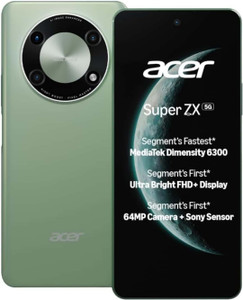 Acer Super ZX 5G (Cosmic Green,, 128 GB)