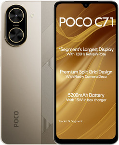 POCO C71 (Desert Gold, 64 GB)