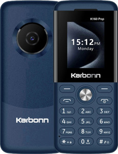 KARBONN K160Pop Dual SIM,Keypad Phone 1.8''LCD,1000mAh Battery,Camera,ExpandableUpto32GB