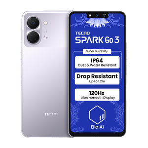 Tecno Spark Go 3 (Aurora Purple, 64 GB)