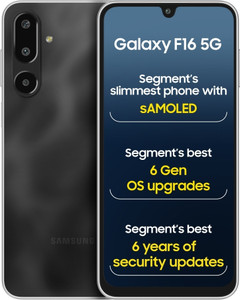 SAMSUNG Galaxy F16 5G (Bling Black, 128 GB)