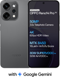 OPPO Reno14 Pro 5G (Titanium Grey, 256 GB)