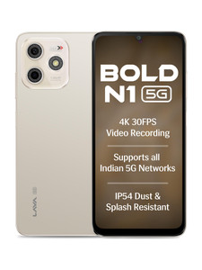 LAVA Bold N1 5G (Champagne Gold, 64 GB)