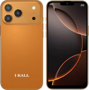 I Kall Z10 Smartphone - 6.53 inch HD Display with 4000mAh Battery, 20MP Rear Camera (Orange, 64 GB)