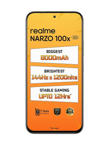 realme Narzo 100x 5g (Flash Orange, 128 GB)