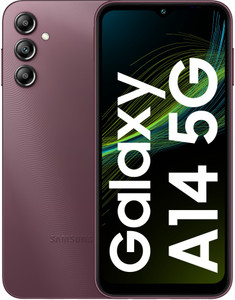 Samsung Galaxy A14 5G (Dark Red, 128 GB)