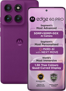 MOTOROLA Edge 60 Pro (Pantone Sparkling Grape, 256 GB)