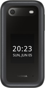 Nokia 2660 Flip 4G Volte Black keypad Mobile with Dual Sim & Screen, MP3 Player