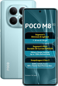 POCO M8 (Glacial Blue, 128 GB)