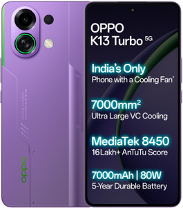 OPPO K13 Turbo 5G (Purple Phantom, 128 GB)