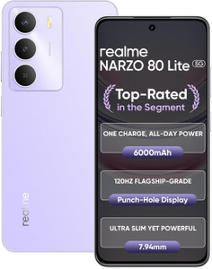 realme Narzo 80 Lite 5G (Crystal Purple, 128 GB)