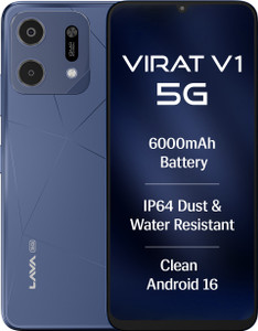 LAVA Virat V1 5G 64GB Arya Blue - Image 6