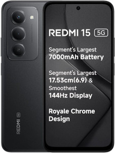 REDMI 15 5G (Midnight Black, 128 GB)