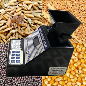 shiv agrologic instruments PADDY MOISTURE METER Paddy, Wheat, Makka, Mustarad All-in-One Digital Moisture Measurer