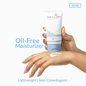 हेवन स्काई Oil Free Moisturizer | Lightweight | Non-Comedogenic | Acne, Barrier Repair