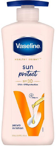 वेसलाइन Healthy Bright Sun+Pollution Protection Body Lotion SPF30, Reduces Tan