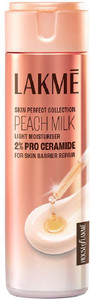 Lakmé Peach Pro Ceramide Moisturizer with Vitamin E For Dry, Normal & Sensitive Skin