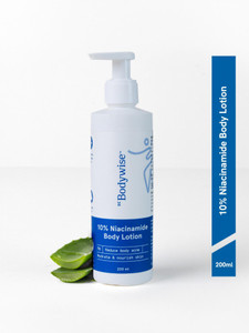 Be Bodywise 10% Niacinamide Body Lotion for Acne Marks | With Aloe Vera Extract | No Paraben
