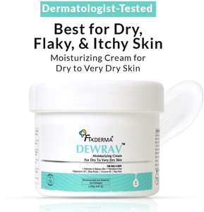 Fixderma Dewrav Moisturizing Cream for Face & Body Deeply Hydrates Dry to Very Dry Skin