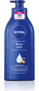 NIVEA Body Milk, Big Moisturizer Lotion, Deep Moisture Serum, Almond Oil & Vitamin E