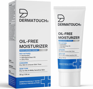 Dermatouch Oil-Free Moisturiser Lightweight Hydration | Non-Greasy Daily Moisture Care |